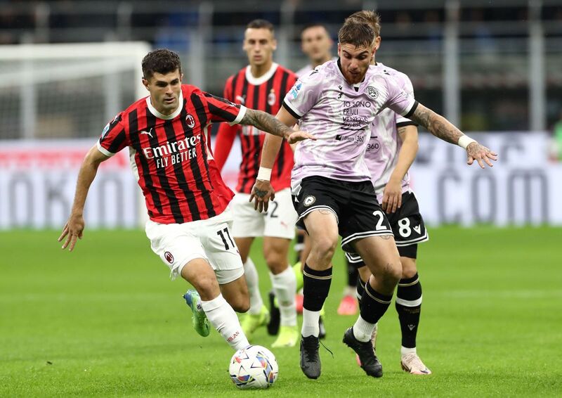Udinese vs AC Milan - Rossoneri tìm lại niềm vui chiến thắng